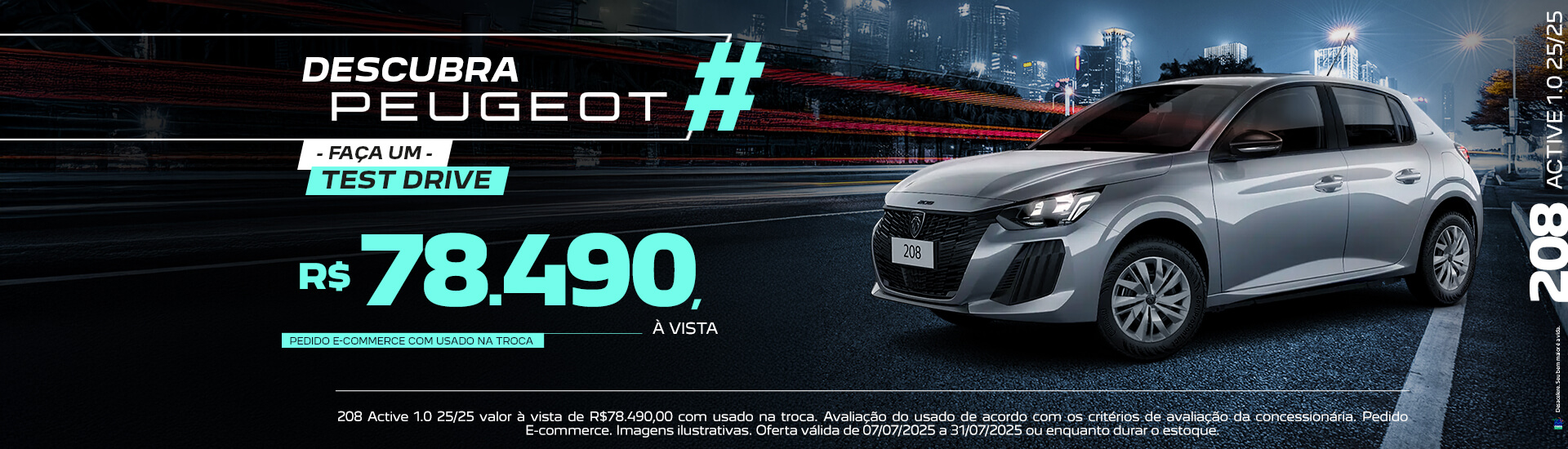 PEUGEOT 208 ACTIVE 1.0 25/25